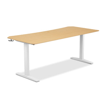 TTRacing Titus X Smart Standing Desk (สีโอ๊ค) – โต๊ะไฟฟ้าปรับระดับอัตโนมัติ สำหรับทำงานและเล่นเกม