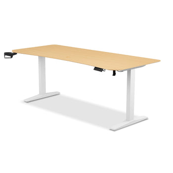 TTRacing Titus X Smart Standing Desk (สีโอ๊ค) – โต๊ะไฟฟ้าปรับระดับอัตโนมัติ สำหรับทำงานและเล่นเกม