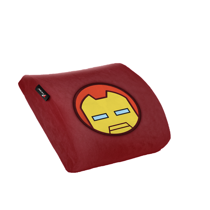TTRacing XL Memory Foam Lumbar Pillow with Cooltec Gel - Iron Man Edition